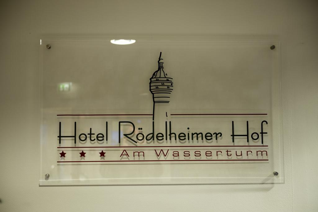 Hotel Roedelheimer Hof - Am Wasserturm Frankfurt nad Menem Zewnętrze zdjęcie